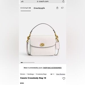 Coach Cassie 19 Chalk